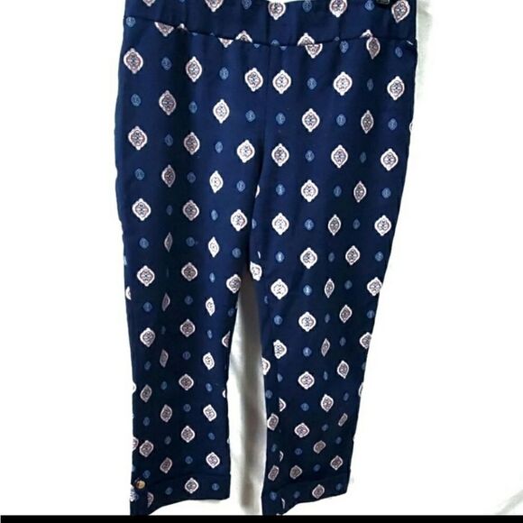 Dana Buchman Blue Slimming Capri Pants - Picture 1 of 7